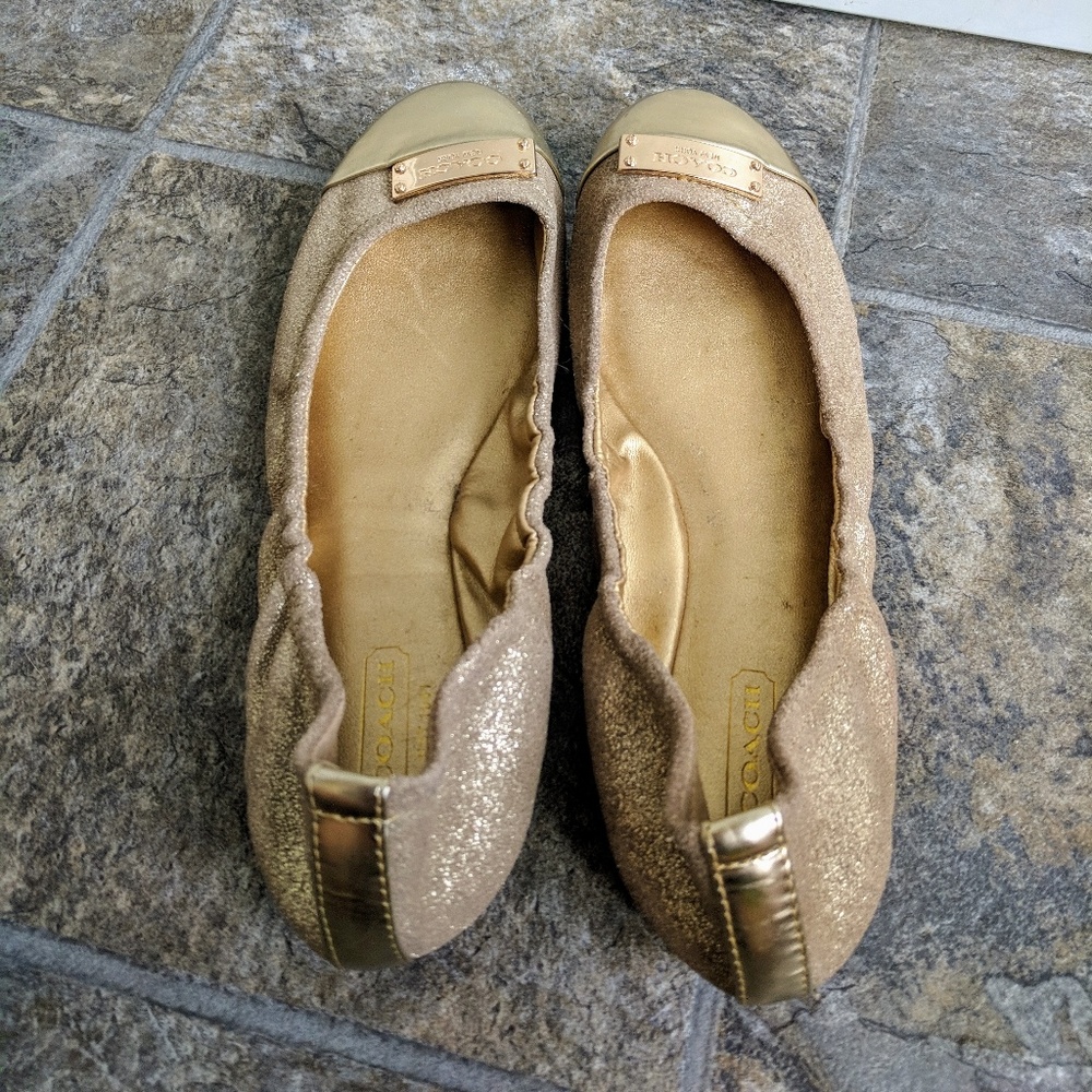 Coach ballet flats